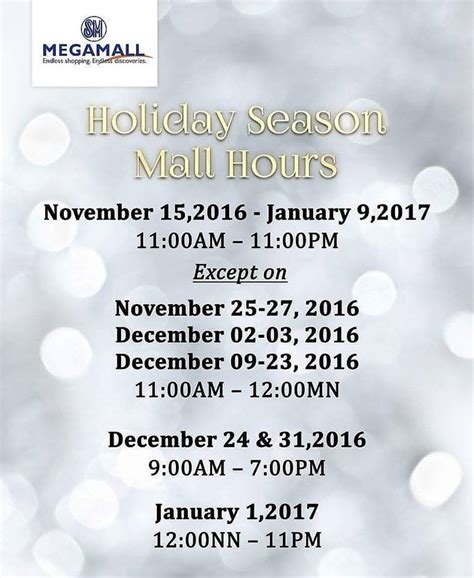 sm cinema megamall schedule|sm megamall holiday schedule.